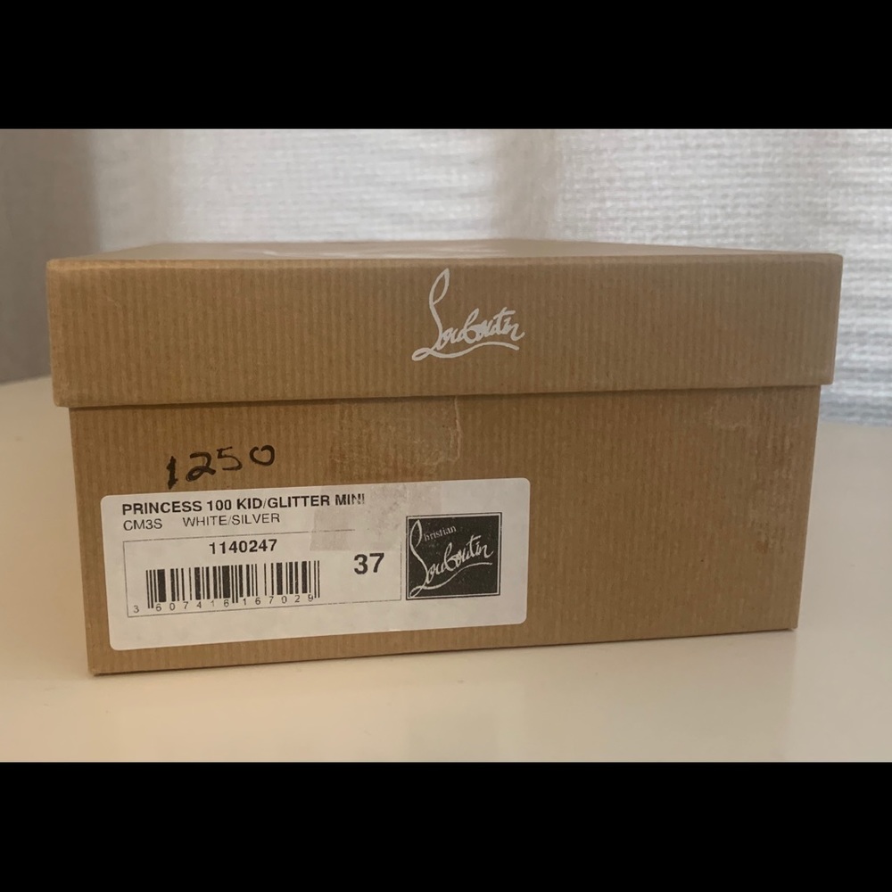 SOLD Christian Louboutins 37 100mm Princess KID - Picture 6 of 8